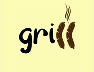 Projekt graficzny logo dla firmy online grill